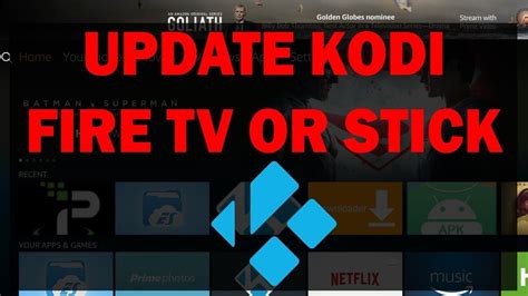 how to update kodi firestick